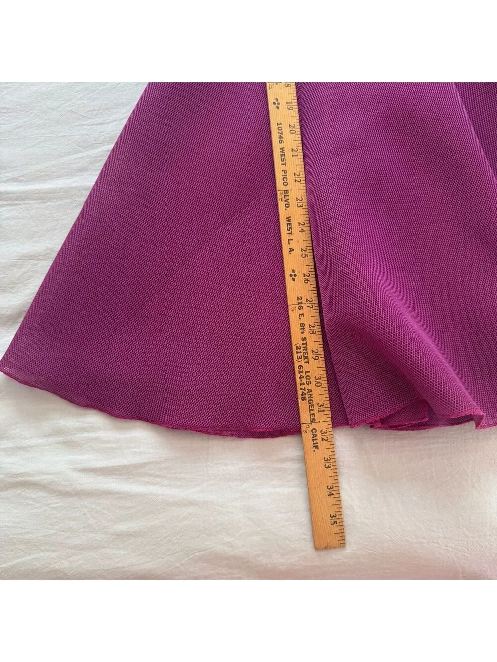 Zoe Ltd Kids Girls Purple Plum Fit Flare Scuba Mesh Party Dress Rainbow Belt NWT